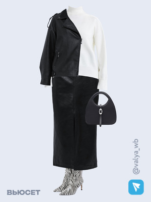 Стильный аутфит номер 1370 с валдберриз с Ботильоны (артикул 202798611)