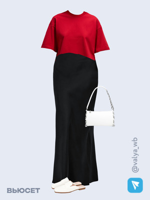 Стильный аутфит номер 1559 с валдберриз с Мюли (артикул 207573716)