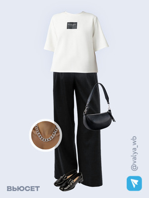 Стильный аутфит номер 1935 с валдберриз с Джемпер (артикул 239299234)