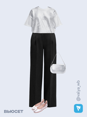 Стильный аутфит номер 1450 с валдберриз с Футболка (артикул 213857092)