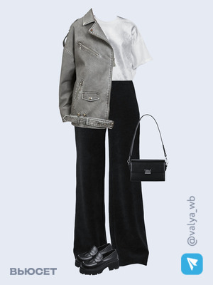 Стильный аутфит номер 1380 с валдберриз с Куртка (артикул 202527749)