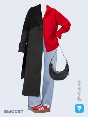 Стильный аутфит номер 1334 с валдберриз с Джинсы (артикул 201443512)