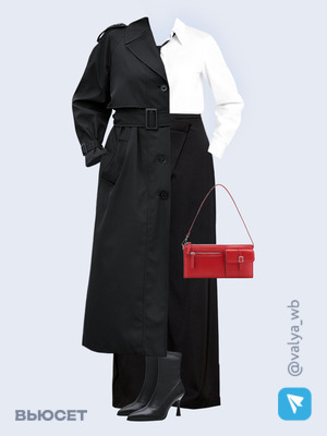 Стильный аутфит номер 2096 с валдберриз с Ботильоны (артикул 165113994)