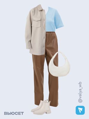 Стильный аутфит номер 1381 с валдберриз с Сумка (артикул 178950944)