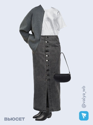 Стильный аутфит номер 1384 с валдберриз с Футболка (артикул 213857092)