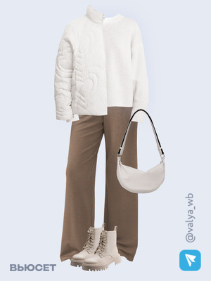 Стильный аутфит номер 2092 с валдберриз с Куртка (артикул 252982046)