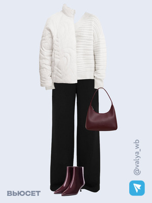 Стильный аутфит номер 2051 с валдберриз с Куртка (артикул 252982046)