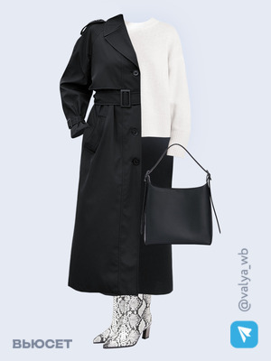 Стильный аутфит номер 2067 с валдберриз с Ботильоны (артикул 242507131)