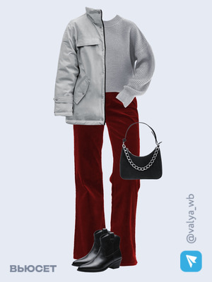 Стильный аутфит номер 2157 с валдберриз с Ботильоны (артикул 239146509)