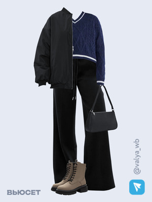 Стильный аутфит номер 2159 с валдберриз 