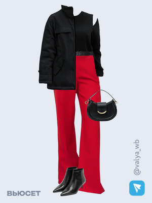 Стильный аутфит номер 2169 с валдберриз с Куртка (артикул 256799314)