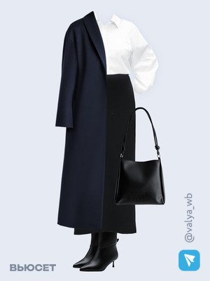 Стильный аутфит номер 2165 с валдберриз с Юбка (артикул 167769479)