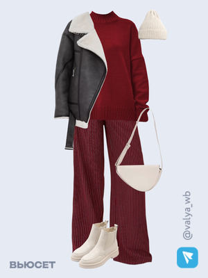 Стильный аутфит номер 2421 с валдберриз 