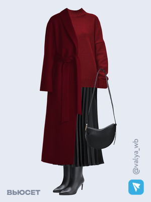 Стильный аутфит номер 2442 с валдберриз с Свитер (артикул 275025269)