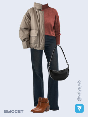 Стильный аутфит номер 2465 с валдберриз с Сумка (артикул 166222816)