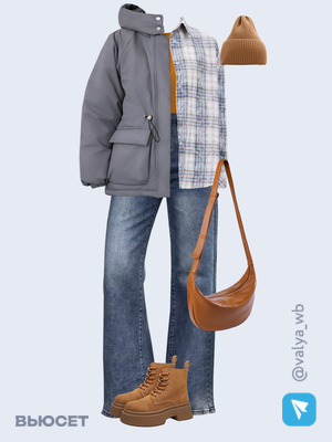 Стильный аутфит номер 2496 с валдберриз с Сумка (артикул 241487360)