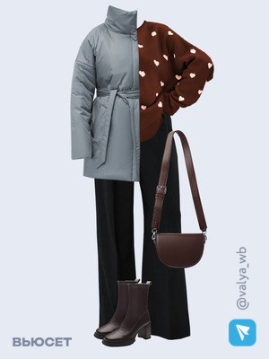 Стильный аутфит номер 2651 с валдберриз 