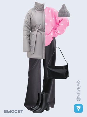 Стильный аутфит номер 2660 с валдберриз с Свитер (артикул 178520975)