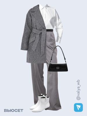 Стильный аутфит номер 2709 с валдберриз с Рубашка (артикул 80012708)