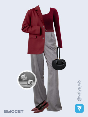 Стильный аутфит номер 2976 с валдберриз с Серьги (артикул 216273399)