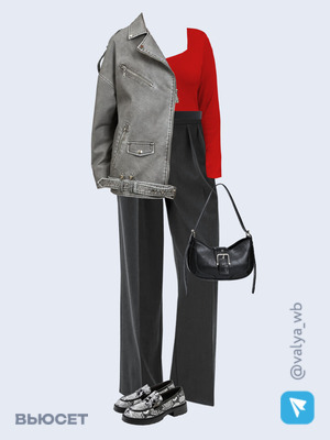 Стильный аутфит номер 3132 с валдберриз с Куртка (артикул 202527749)