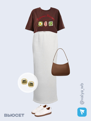 Стильный аутфит номер 3683 с валдберриз 