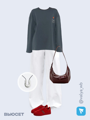 Стильный аутфит номер 3770 с валдберриз 