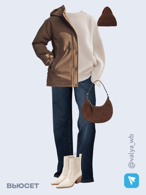 Стильный аутфит номер 4147 с валдберриз с Свитер (артикул 227209280)