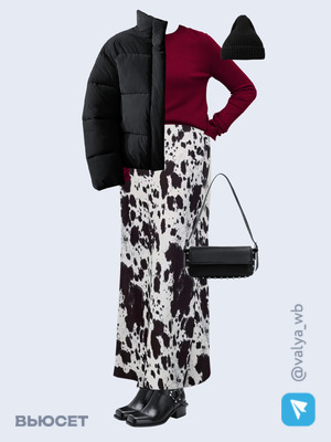 Стильный аутфит номер 4246 с валдберриз с Джемпер (артикул 320285948)