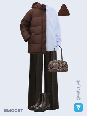 Стильный аутфит номер 4358 с валдберриз 