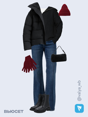 Стильный аутфит номер 4456 с валдберриз 