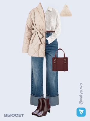 Стильный аутфит номер 4516 с валдберриз 