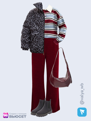 Стильный аутфит номер 4644 с валдберриз 