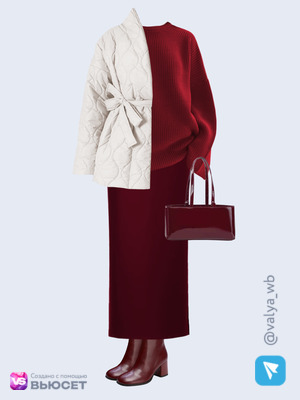 Стильный аутфит номер 4721 с валдберриз с Юбка (артикул 668603328)