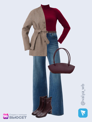 Стильный аутфит номер 4806 с валдберриз 