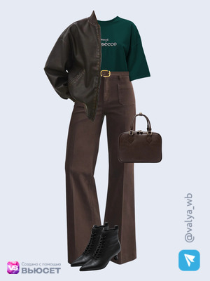 Стильный аутфит номер 4876 с валдберриз 