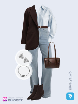 Стильный аутфит номер 4887 с валдберриз 
