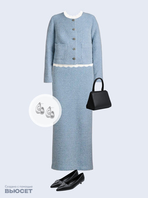 Стильный аутфит номер 5007 с валдберриз с Серьги (артикул 497732527)