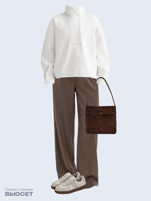 Стильный аутфит номер 5057 с валдберриз с Брюки (артикул 835542305)