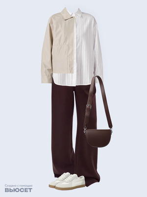 Стильный аутфит номер 5060 с валдберриз с Рубашка (артикул 788050306)