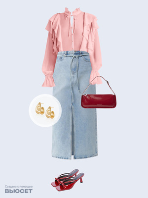 Стильный аутфит номер 5062 с валдберриз с Юбка (артикул 773305613)