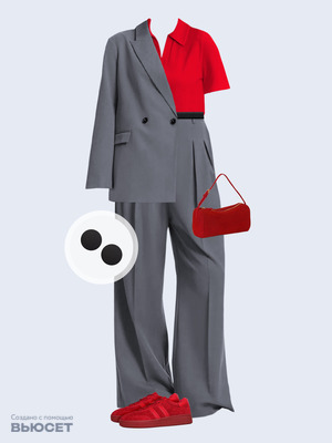 Стильный аутфит номер 5064 с валдберриз с Кеды (артикул 891353239)