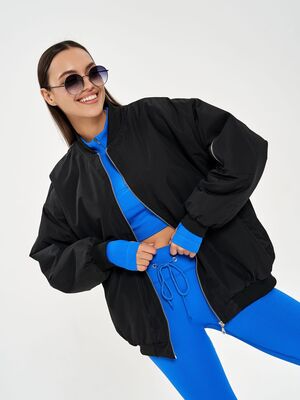 Смотреть модные образы с валберриз с Бомбер (артикул 203378346)