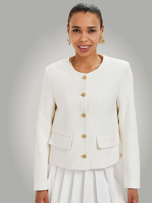 Смотреть модные образы с валберриз с Жакет (артикул 152006209)