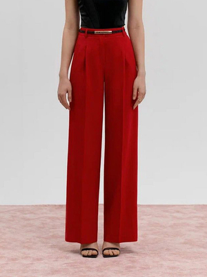 Смотреть модные образы с валберриз с Брюки (артикул 219000445)