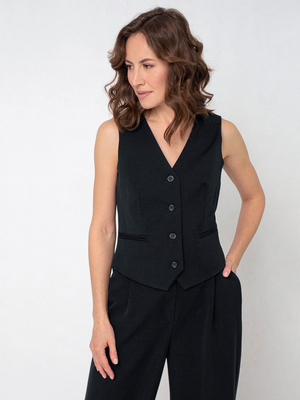 Смотреть модные образы с валберриз с Жилет (артикул 184339477)