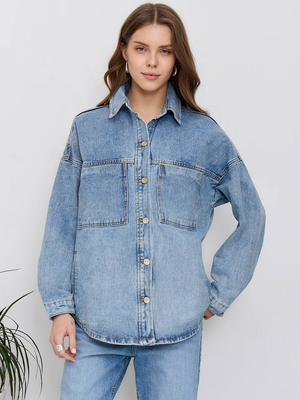 Смотреть модные образы с валберриз с Рубашка (артикул 231449232)