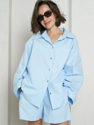 Смотреть модные образы с валберриз с Рубашка (артикул 221396819)