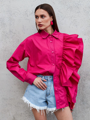 Смотреть модные образы с валберриз с Рубашка (артикул 236187653)