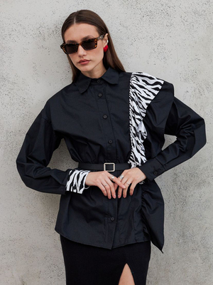 Смотреть модные образы с валберриз с Рубашка (артикул 235076598)